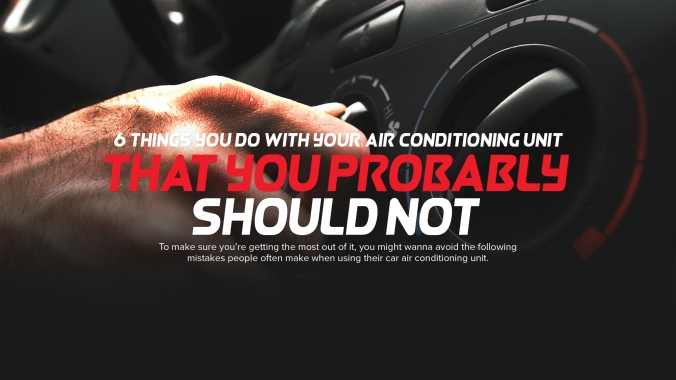 To make sure you’re getting the most out of it, you might wanna avoid the following mistakes people often make when using their car air conditioning unit.